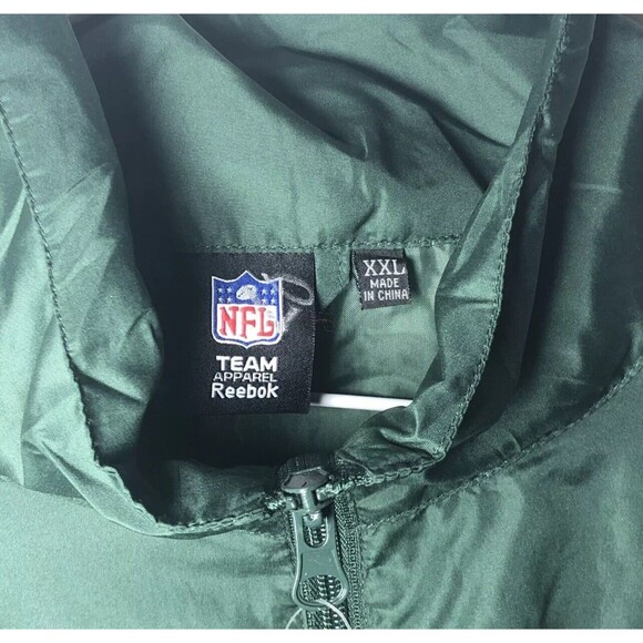 NWT Green Bay Packers SI NFL Team Apparel Mens Black 2XL Windbreaker Jacket - Picture 5 of 6